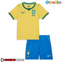 Otroške Nogometnih dresov Brazilija Domači SP 2026 Kratki rokavi (+ hlače)